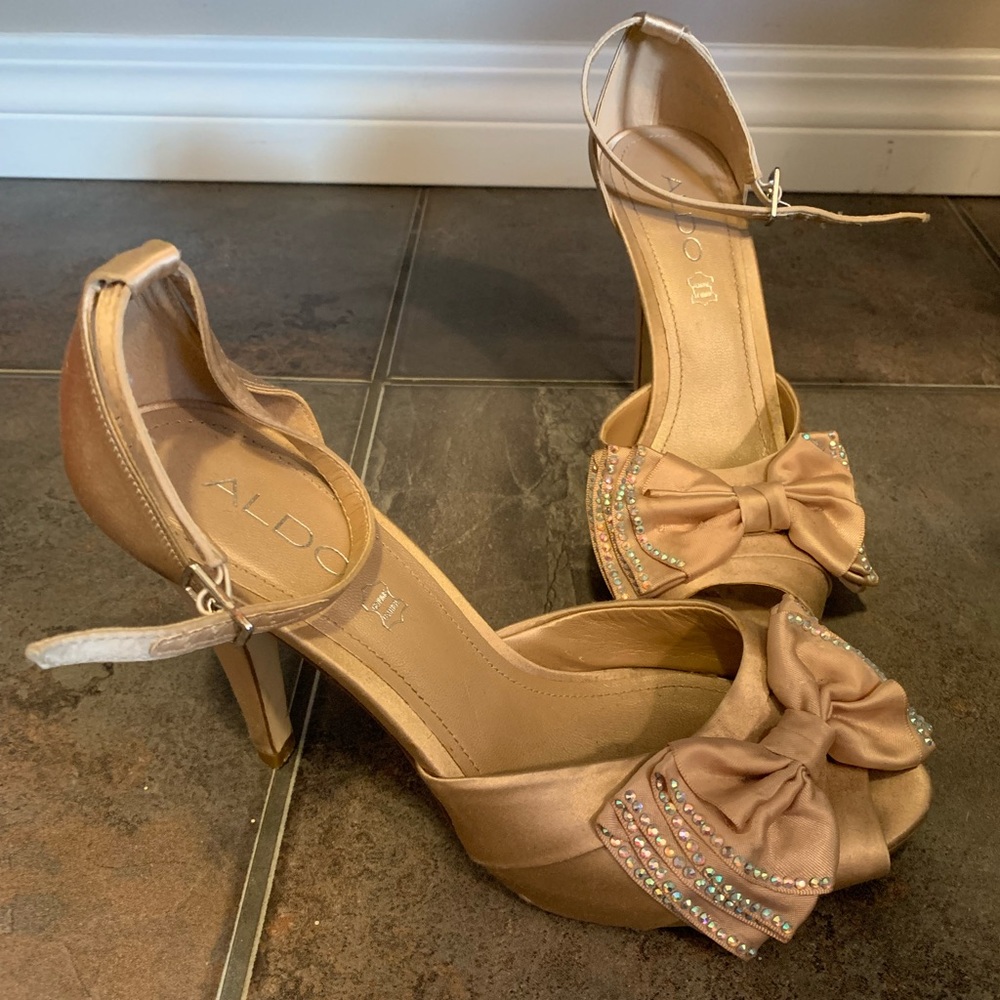 Champagne Stiletto Heels
